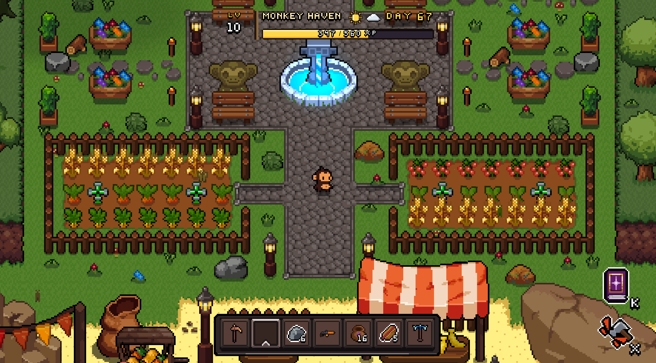 Monkeys Don’t Fear Hell: the new town square and fountain